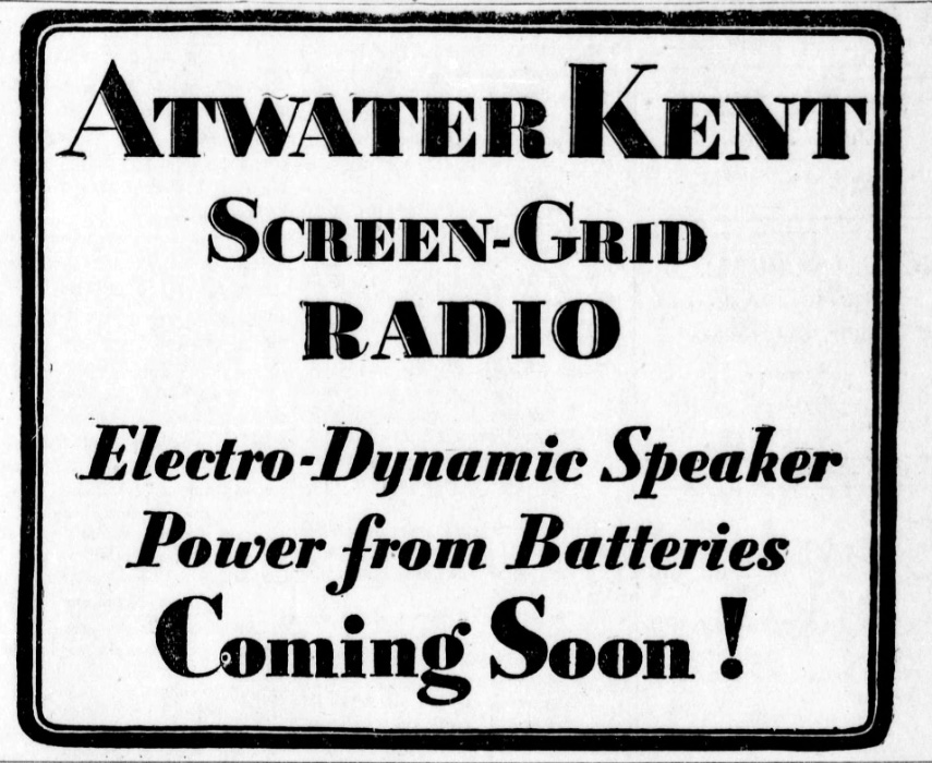 atwater kent radio